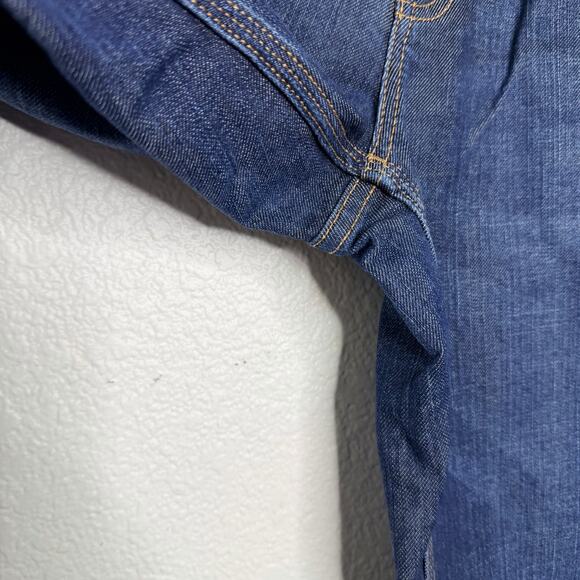 New York & Company Womens Jeans Size 10 Low Rise Bootcut Curvy Dark Wash Denim - Picture 9 of 13